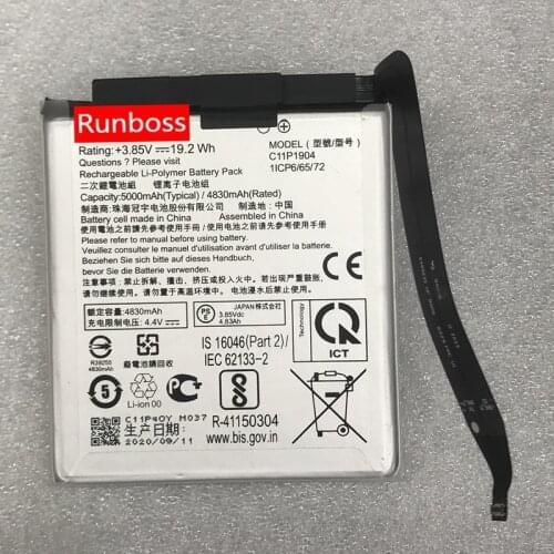 3.85V 5000mAh Batteria for Asus C11P1904 Mobile Phone Battery