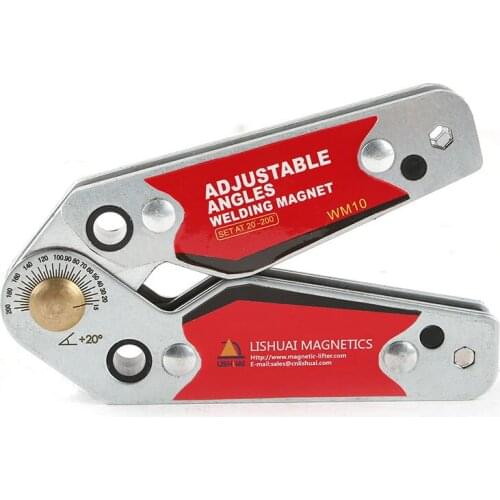 ALLSOME 20-200 Degree Adjustable Angles Welding Magnet/Neodymium Magnet Magnetic Welding Clamp WM10 HT2391