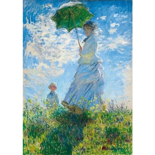 5D Diy Diamond Painting Madame Monet and Her Son Full Drills Diamond Embroidery Sale Rhinestones Pictures Wall Art Home Decor