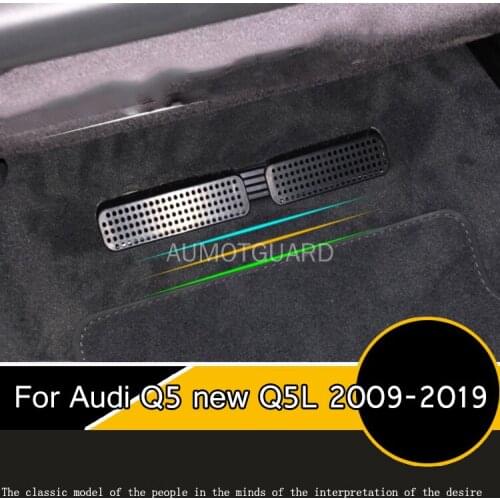 Car Seat Rear Air Conditioning Air Outlet Anti-blocking Protection Cover Car Accessories For Audi Q5 New Q5L 2009-2019
