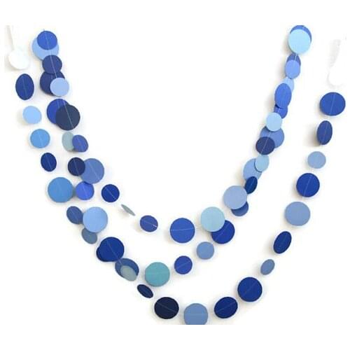 Blues Paper Garlandd Its a BOY wedding bridal baby shower reveal party banners