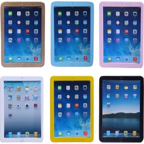 Doll Mini Computer 6 PcsToy Mini-tablet Computer For 18 Inch American Doll & 43 Cm Born Doll Accessories Best Toy For Generation