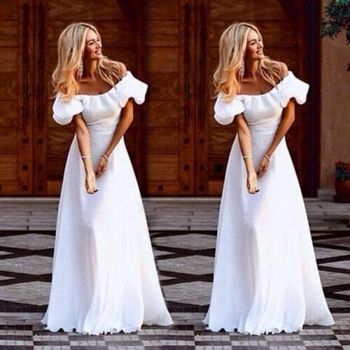 Summer New Female Casual Dress Sexy Twill Strapless Ruffled White Long Dress Female Party Club Dress