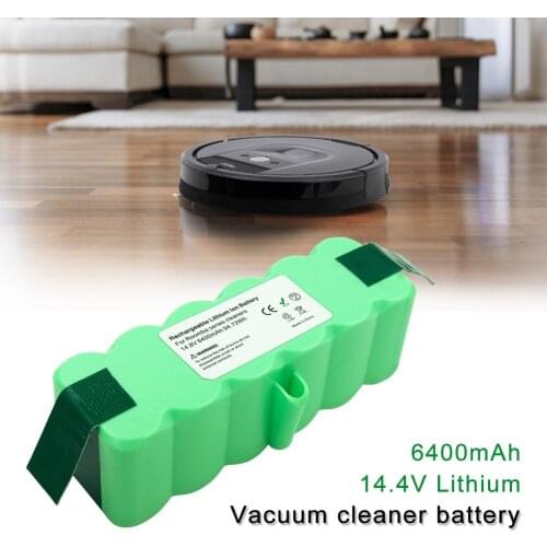 6400mAh 14.8V Lithium Rechargeable Battery For iRobot Roomba R3 500 520 550 560 570 595 600 620 660 700 770 780 790 800