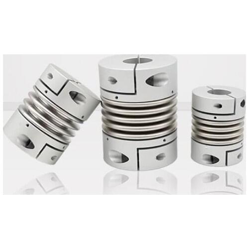Aluminum alloy coupling elastic encoder motor screw high torque coupling with keyway D40L55 inner hole 10x10mm