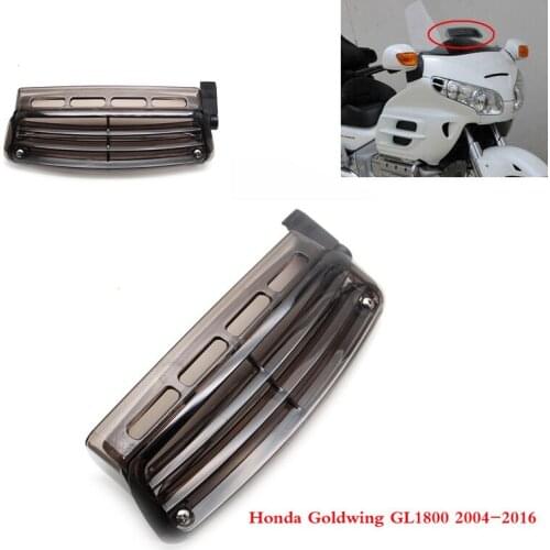 For Honda Goldwing GL1800 01-16 New Style Smoked Windshield Windscreen Air Vent