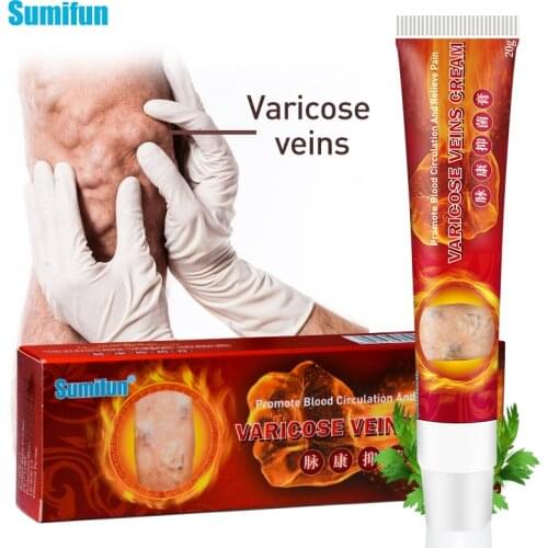 Sumifun 2020 New Arrival Varicose Veins Ointment Treatment Vasculitis Phlebitis Spider 100% Original Analgesic Cream Pain Patch