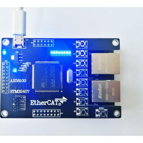 EtherCAT Slave AX58100 Development Board STM32F407ZGT6 SPI/FSMC Communication
