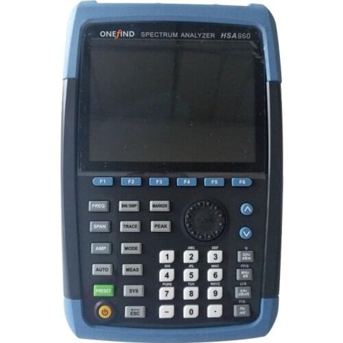 W&F ONFIND HSA860 frequency 9KHz to 7.5GHz handheld portable spectrum analyzer