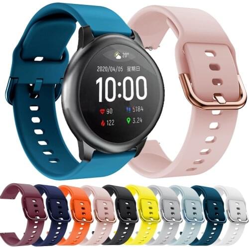 Silicone Soft Strap For Haylou Solar LS05 Band Watchbands 22mm watch band bracelet For Xiaomi Haylou Solar LS05 Dedicated Strap