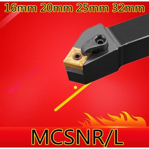 Angle 45 MCSNR1616H12 MCSNR2020K12 MCSNR2525M12 MCSNR3232P12 MCSNR3232P16/19 MCSCL1616H12 MCSNL Right/Left CNC Turning tools