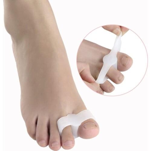 10Pairs Silicone Toe Separator Pedicure Silicon Hallux Valgus Protector Pedicura Toe Separators Foot Care Pain Relief Manicure