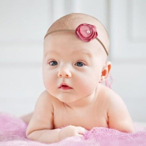 10pcs Daily Baby Pearl Headwear Classic Texture Delicate Creative Design Chic Flower Hair Band Headband Photography Props