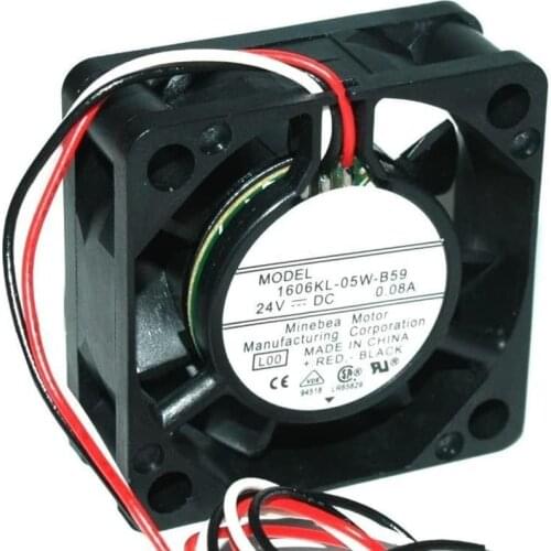 1606KL-05W-B59 DC24V 0.08A 4CM 40X40X15 4015 4cm 3 wire alarm signal frequency converter fan