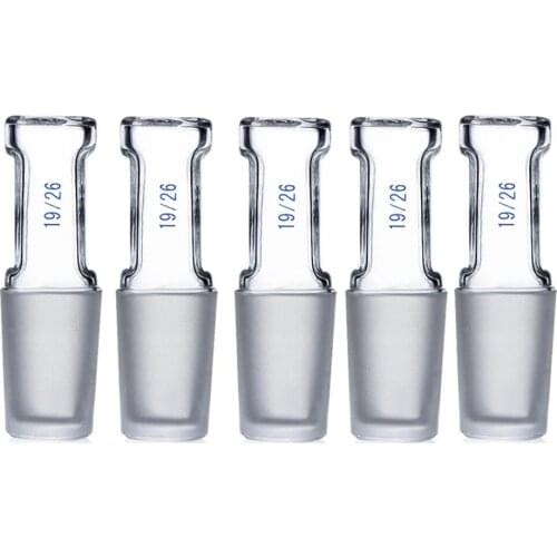 19/26,Glass Stopper, Ground Joint Hollow Plug,Made From Borosilicate Glass 3.3