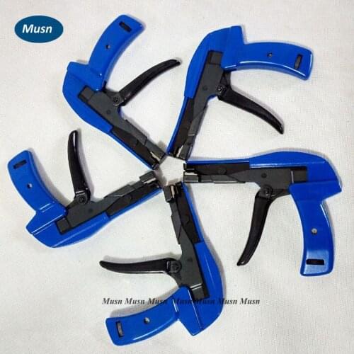 2pcs/lot HS-600A tie connector Fastening and cutting tool special for Cable Tie Gun For Nylon Cable Tie width: 2.4-4.8mm