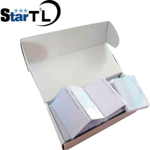 200pcs RFID Cards 125KHz EM4100 TK4100 Smart Card Proximity RFID Tag for Access control for Access Control System Key only