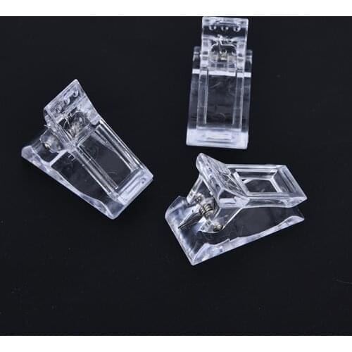 Nail Clip Acrylic Nail Plastic Fake Finger Polish Extension Tips Quick Building Mold UV Gel LED Manicure Art Builder Tool