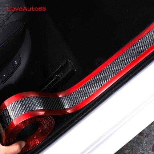 Car Bumper Strip Door Sill Protector Edge Guard Car Stickers Car Styling Accessories For audi a3 a4 a5 a6 a7 a8 q3 q7