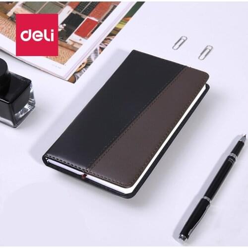 Deli Planner Office Notebook 18K/25K/32K/48K 120 Sheets Business Notebooks Travel Diary Student Writing Notebook Office Supplies