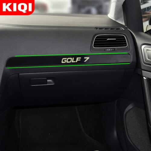 Car Glove Box Decoration Cover Trim Stickers Fit for Volkswagen VW Golf 7 Mk7 Golf7 LHD 2012 - 2018 Accessories