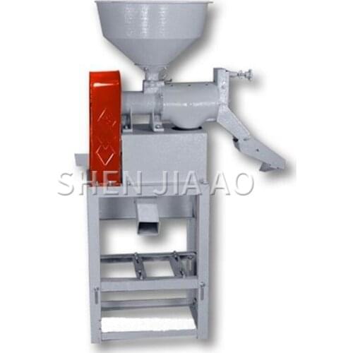 1PC Small Electric Vertical Rice Milling Machine 2.2KW Household Combination Crusher Shelling Rice Mill Machine 220V