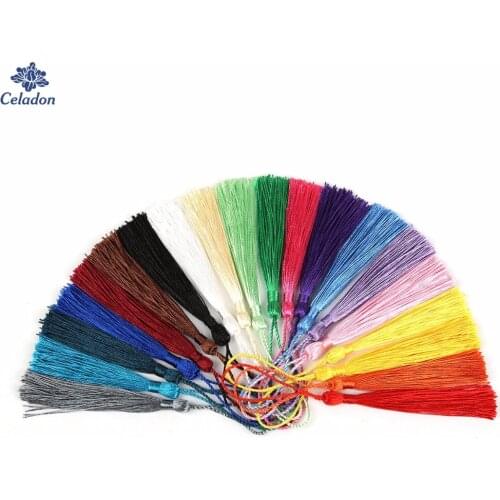 New Hanging Necklace 19 colors to choose Ornaments Charm Pendants Polyester Silk Tassel Wholesale For DIY Jewelry Findings