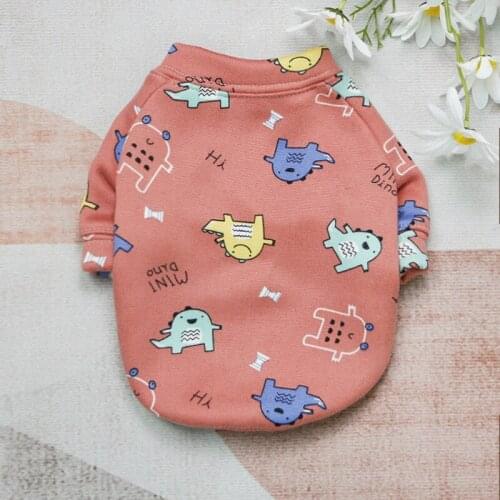 Dog Pet Clothes Vest Sweater Backpack Christmas Style Plus Velvet Thickening Cat Teddy Fighting Small Dogs Clothing