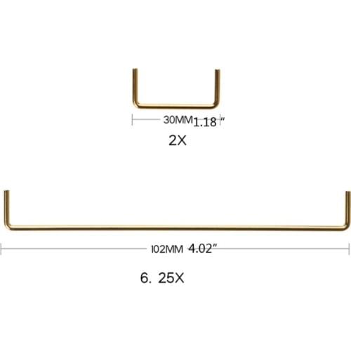 Gold Plated 60% 87 Pcb Screw Stabilizer Mechanical Keyboard Mounted Key Plate P9YE