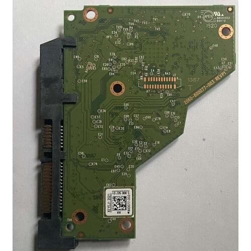 WD 2060-800077 Hard Drive Disk Unlocked PCB Lockless Circuit Decryption Logic Board