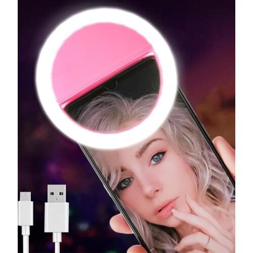 Led Selfie Ring Light Novelty Makeup ings Lamp Mobile Phones Photo Night Mirror Neon Sign