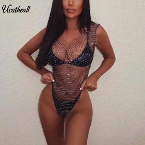 Ucatheall Fishnet Bodysuits