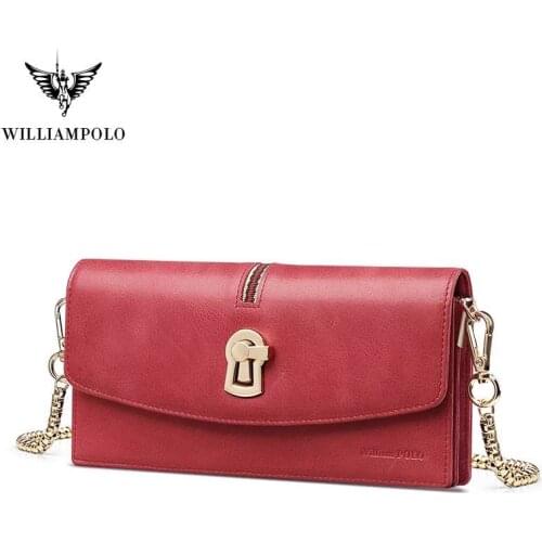 Genuine Leather Womens Wallets Patent Bag Female Design Clutch Long Multifunctional Coin Card Holder Purses