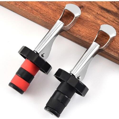 1PC Press Wine Stopper Vacuum Sealed Plug Wine Bottle Stopper Wine Saver Caps Bar Kitchen Tools Wine Bottle Stopper Accessories