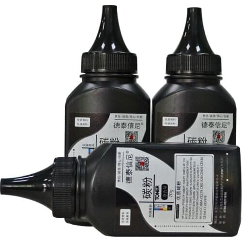 3 bottles Toner Powder For HP Laserjet Pro CM1415FN CM1415FNM CP1525N Black High Quality Toner Powder For Laser Printer