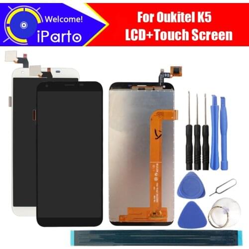 5.7 inch Oukitel K5 LCD Display+Touch Screen Digitizer Assembly 100% Original New LCD+Touch Digitizer for K5+Tools