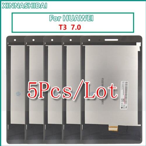 5 Pcs/lot For Huawei Mediapad T3 7.0 3G Wifi LCD Display Touch Screen Digitizer Assembly For Huawei T3 7 BG2-W09 BG2-U01 BG2-U03