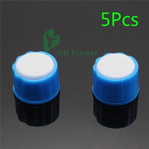 5Pcs Dentiest Round Autoclavable Endo Stand Cleaning Foam Sponges File Holder