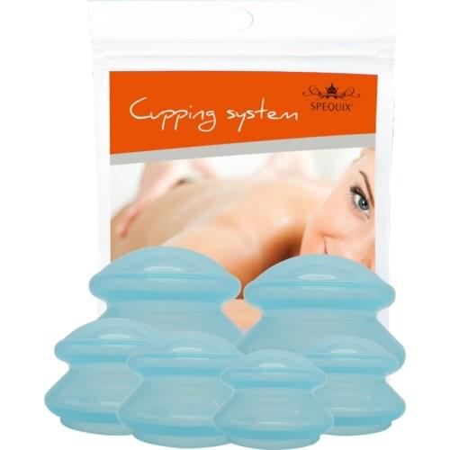6 Pcs Silicone Vacuum Cupping Ventosas Massage Body Cups Ventouse Anti Cellulite Weight Loss Cupping Apparatus 3 Size With Bag
