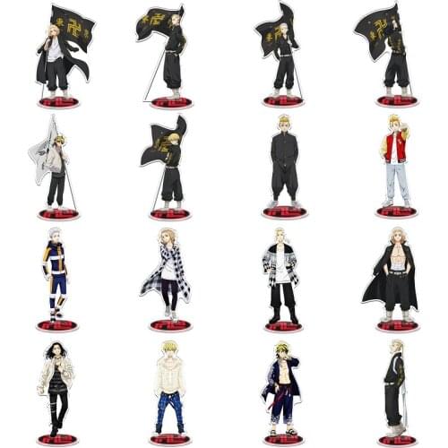 Anime Tokyo Revengers Acrylic Stand Figure Stands Manjiro Ken Takemichi Hinata Atsushi Model Plate Fans Gift Collection