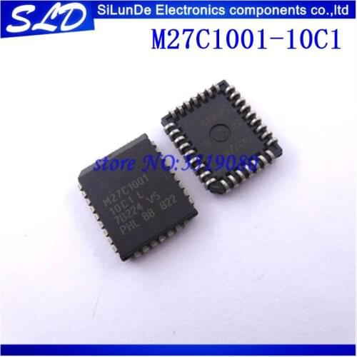Free Shipping 10pcs/lot M27C1001-10C1 M27C1001 10C1 PLCC-32