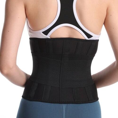 4XL Large Adjustable Double Elastic Band Herniated Disc Sciatica Support Back Brace Belt Lumbar Orthopedic Waist Breathable Belt