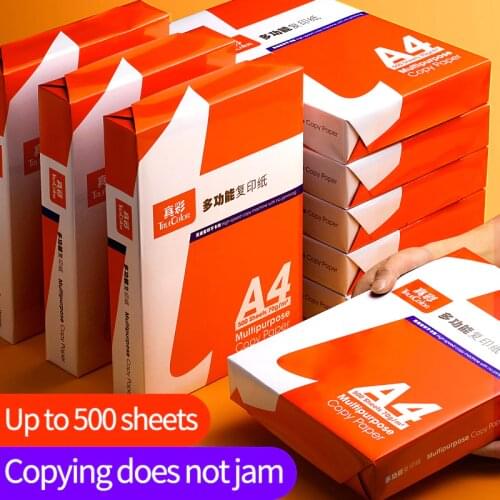 A4 double-sided printing copy paper 80/70g office stationery supplies draft paper of manuscript white for students 500 sheets