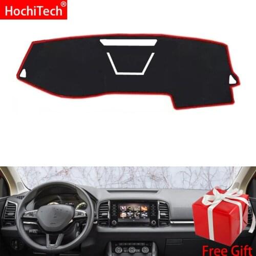 For Skoda KAROQ 2018 Right and Left Hand Drive Car Dashboard Covers Mat Shade Cushion Pad Carpets Accessories