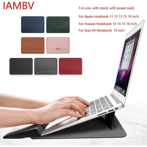 Laptop Bag Case For MacBook Air Pro 11 12 13 14 15 16 inch,For xiao mi Notebook 13inch,For HuaWei 13 14 15 16 inch+ Power pack