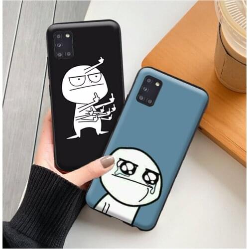 For Samsung Galaxy A32 Case Funny Man Samsung Galaxy A31 A32 4G A32 5G A41 A42 5G A52 4G A52 5G Funda Coque Carcasa Cases Back