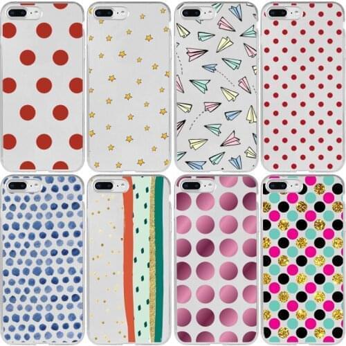 Polka Dot Golden Star Cover Case for Xiaomi Redmi K20 K30 4X 4A 5A 6A 7A 8A 9C 9A Pro Plus