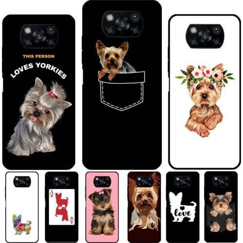 Yorkshire Terrier Dog For POCO X3 Pro F3 M3 Case For Xiaomi Mi 11 Lite Note10 9T 10T Pro Mi 11 Ultra Phone Cover