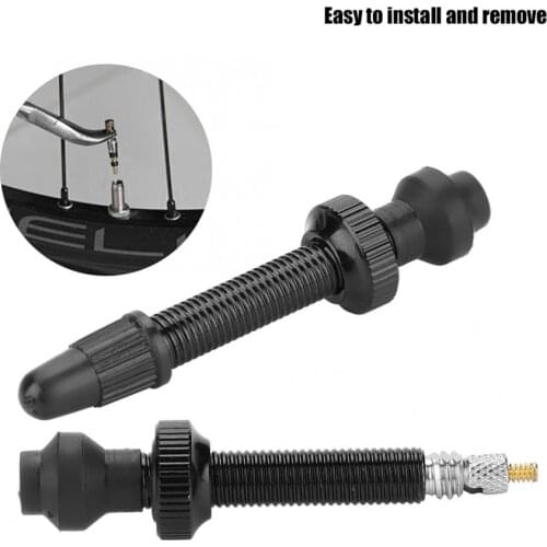 2pcs Bicycle Tubeless Tire Valve 40mm Detachable Bike Tubeless Tire Extension Cycle Valve Bicycle Wheel Air Valve bike parts