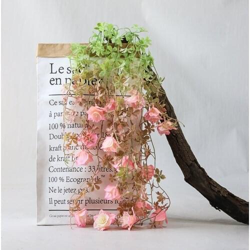 Simulation Flowers Vine Artificial Plants Fake Flowers Home-Decoration Office Wedding
